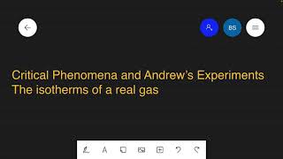 The isotherms of a real gas [upl. by Ratcliff]