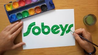 How to draw the Sobeys logo [upl. by Ennasil]