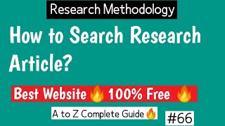 Search and Download Research Articles Free  Best free websites tutorial Science Direct [upl. by Einwat]