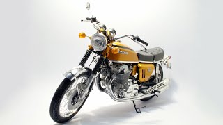 Building and superdetailling the 16 Tamiya Honda CB 750 Four [upl. by Ahsinev711]