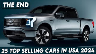 25 Top Selling Cars In USA 2024 [upl. by Anelak464]