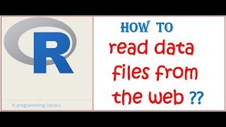 Reading web data in R  How to read csv data files directly from the web in R studio [upl. by Aya]