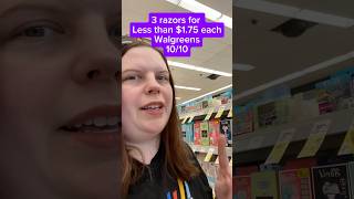 Grab 3 razors for less than 175 each at Walgreens [upl. by Nolyat]