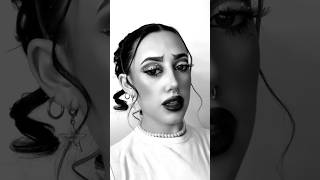 MAKEUPP EN BLANCO Y NEGRO🤍🖤 [upl. by Adelaja]