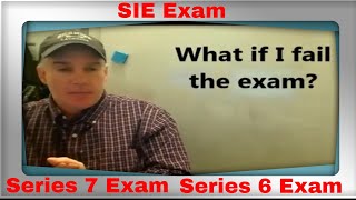 SIE exam preparation What if I fail [upl. by Adnilram]