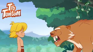 Sabertooth  Tib and Tumtum  Full Episode  Dinosaur Adventure Friendship  Cartoon for kids [upl. by Leahcimnaj911]