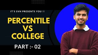 PERCENTILE VS COLLEGE PART 02  REAP 2024  reap reapcounselling reapcounsellingprocess [upl. by Boony448]