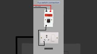 Dp switch connection kese kare  how to connect dp switch connectionelectrical skills shorts [upl. by Galanti]