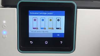 How To Check Cartridge Level On Hp OfficeJet Pro 8025 [upl. by Lokkin636]