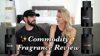 COMMODITY Fragrance Review with My Fiancé  Lucy Gregson [upl. by Sutsugua]