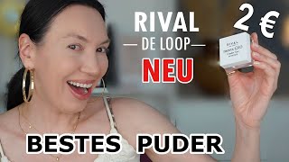 Rival De Loop meets Q10 LE ► PUDER für nur 2 €  BESTES DROGERIE PRODUKT 2021 NataliNordBeauty [upl. by Pompea82]