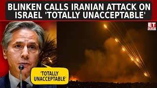 Blinken Calls Iranian Attack on Israel Totally Unacceptable Reaffirms US Support to Jaishankar [upl. by Nosnevets770]