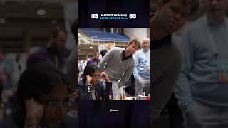 Magnus Carlsen Watching Indian Chess Stars chess shorts [upl. by Christoper]