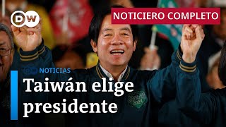 DW Noticias 13 de enero Taiwán se protegerá de las amenazas e intimidaciones de China [upl. by Chapen]