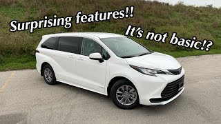 WHY the 2021 Toyota Sienna Hybrid LE is NOT a base model [upl. by Ashlin]