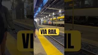 Via Rail Commuter Train ready to depart from Union Station shorts viarail trainspotting [upl. by Allicerp353]