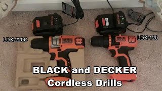 BlackDecker LDX 220C two speed cordless drill [upl. by Virg894]