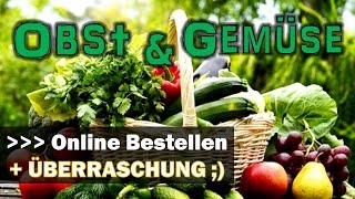 Bio Obst amp Gemüse ONLINE einkaufen  ÜBERRASCHUNG Bio Vegan Obstkiste Gemüsekiste Biokiste [upl. by Hallvard]