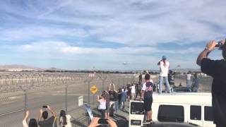 iron maiden ed force one landing in las vegas [upl. by Roleat]