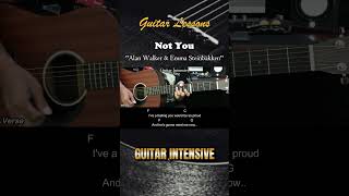 Not You  Alan Walker amp Emma Steinbakken  EASY Guitar Lessons  Guitar Tutorial chordgitar [upl. by Merridie]