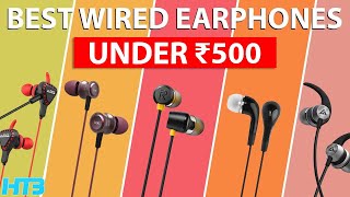 Top 5 Best Wired Earphones Under 500 in 2024 🔊 Best Earphones Under 500 in India 2024 [upl. by Adiene]