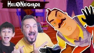 HELLO NEIGHBOR KAZIM USTANIN YENİ GİZEMLİ EVİ  HELLO NEIGHBOR MOD OYNUYORUZ [upl. by Anaib]