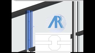 Creating Custom Shaped Mullions Revit Tutorial [upl. by Seta819]