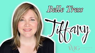 Belle Tress  TIFFANY wig review  TOASTED WALNUT R  NEW STYLE [upl. by Ardnaeed]