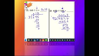 Decimal Division 20 [upl. by Nogas429]