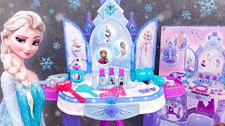 Satisfying with Unboxing Disney Frozen Elsa Magical Beauty Playset Kitchen Set Review Toys ASMR [upl. by Taimi]