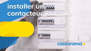 Installer un contacteur journuit Castorama [upl. by Airdni]