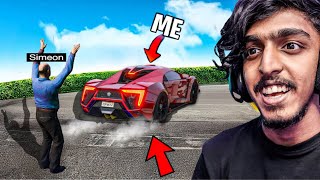 GTA 5  I Stole SIMEONs Super Car😂 [upl. by Ttreve]