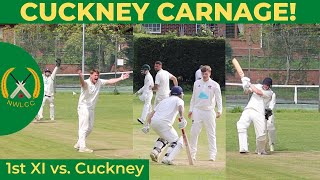 CUCKNEY CARNAGE  Cricket highlights w commentary  NWLCC 1sts v Cuckney 2nds  S4 ep3 [upl. by Bushey]