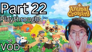 Animal Crossing New Horizons Full Playthrough  Part 22  Catching All The Fish in ACNH [upl. by Ernie]