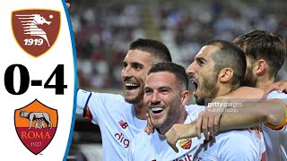 Lorenzo Pellegrini Salernitana vs AS Roma 04 All Goals amp Highlights 29082021 HD [upl. by Lorusso235]