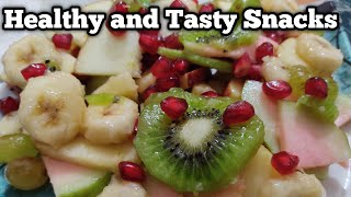 healthy and tasty snacks recipes  Easy Fruits Chaat  evening snacks recipes [upl. by Edniya]