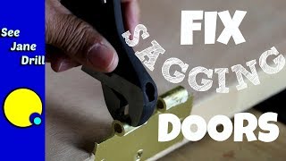 How to Fix a Sagging Door [upl. by Richmal]