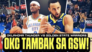 Warriors TINAMBAKAN ang OKC Thunder Number 1 na sa standings Steph Curry 36 points [upl. by Adonis]