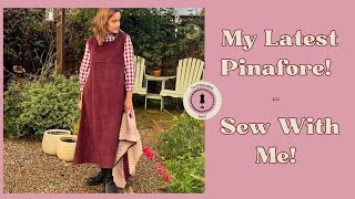 Creating My Newest Pinafore Design  Festive Outfit Inspiration [upl. by Nika]