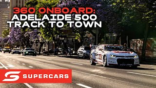 360 ONBOARD Ride With Macauley Jones During The 2024 Adelaide 500 Track To Town [upl. by Daveda53]