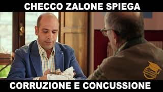 Checco Zalone spiega corruzione e concussione [upl. by Proulx548]