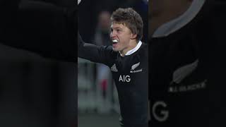 A young Beauden Barrett with an AWESOME try allblacks highlights [upl. by Droc]