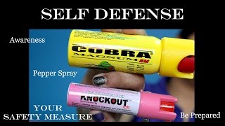 Self Defence Pepper spray [upl. by Hillman]