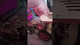 Rokr Wooden Puzzle Steam Locomotive Demo [upl. by Jane93]