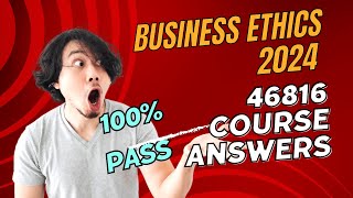 Business Ethics in TCS iEvolve  Latest Question amp Answers  2024  46816 tcs course answers [upl. by Eitsirc]