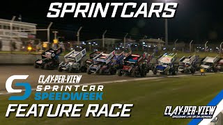 Sprintcars  CPV Speedweek  Borderline  28th Dec 2023  ClayPerView [upl. by Azila]