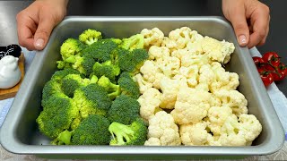 This broccoli and cauliflower recipe is so delicious I can make it almost every day Top recipe [upl. by Eppie]