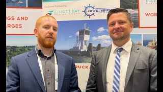 Elliott Bay Design Group discusses Electrified Truckable Tug with Marine Log  Workboat Show 2024 [upl. by Belden]