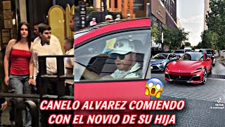 CANELO ALVAREZ CON EL NOVIO DE SU HIJA EMILY ALVAREZ [upl. by Eseerehc]