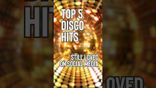 Top 5 disco hits still LOVED on social media genx thegenxperience disco top5 [upl. by Atiuqram]